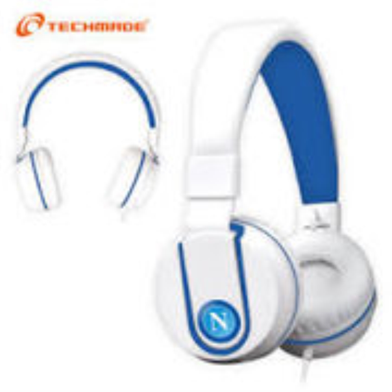 TECHMADE Cuffie a padiglione Techmade bluetooth fantasia SSC Napoli